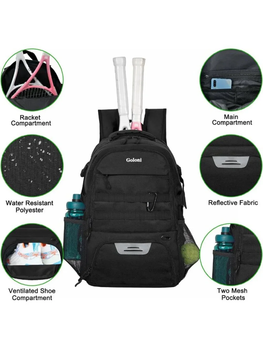 Versatile Soccer Backpack for Men & Women | Sports Bag with Ball & Shoe